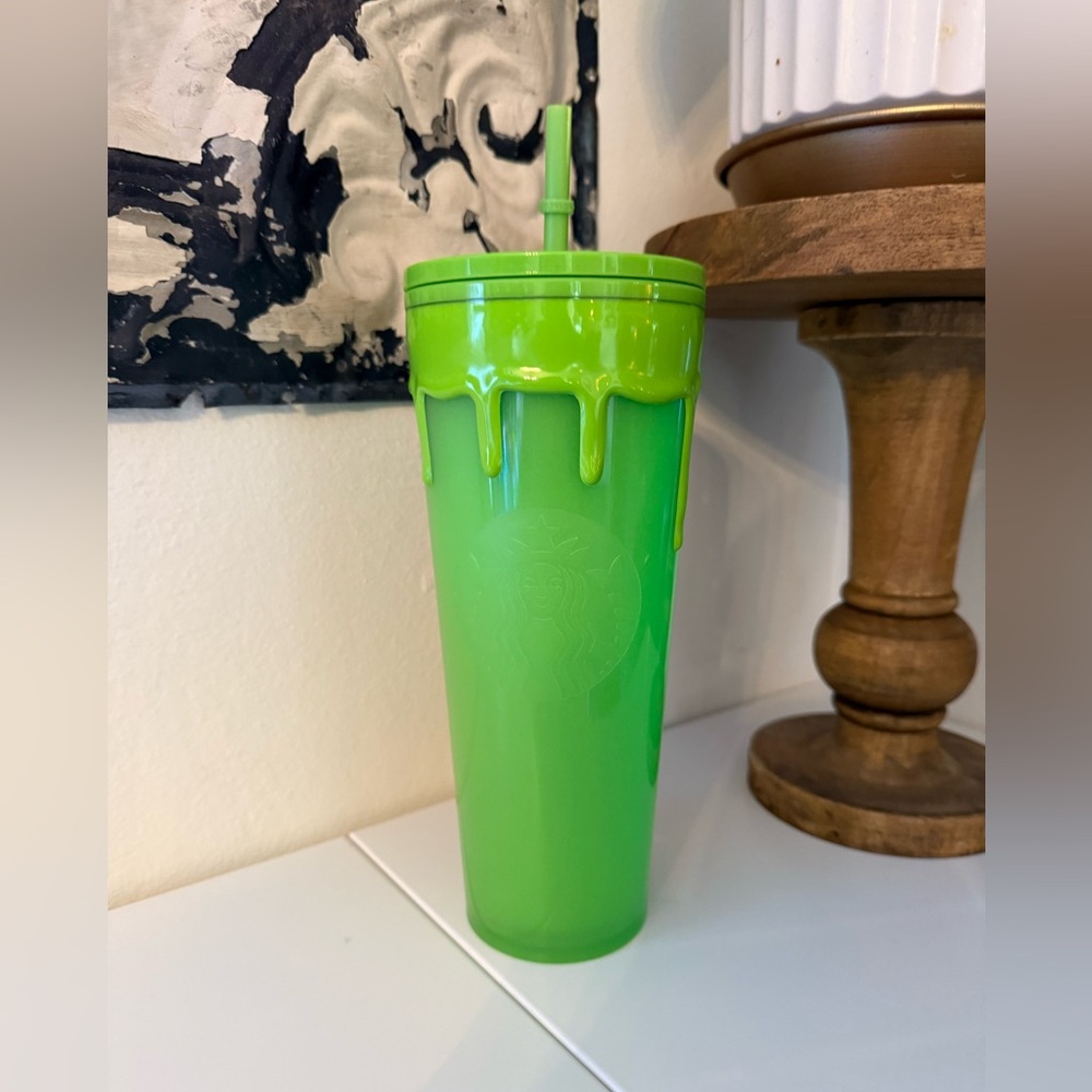 Starbucks Special Edition Halloween Green Slime Tumbler